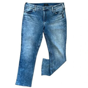 SILVER JEANS CO Avery High Rise Straight Leg Jeans Size 36
